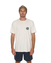 SUN SPIRAL TEE - Stone - Rip Curl
